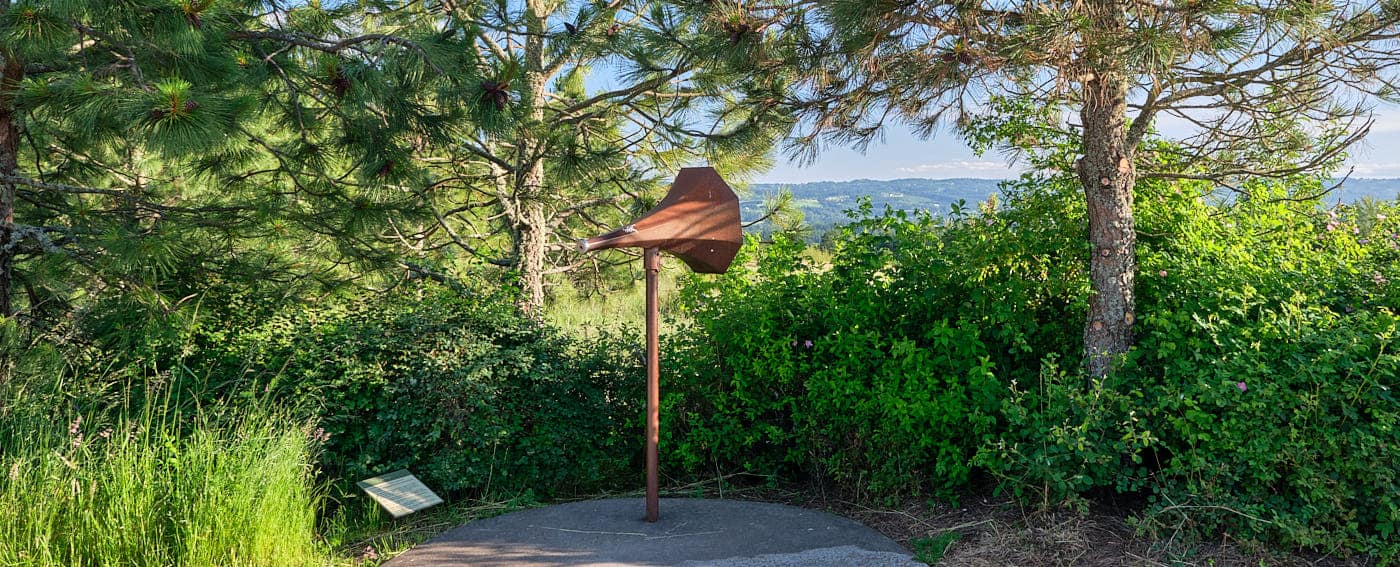 Cooper Mountain Nature Park Listening Station Overlooking Meadow Cooper Mountain Nature Park Listening Station Overlooking Meadow