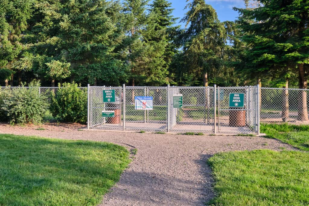 Hazeldale Dog Park Entrance