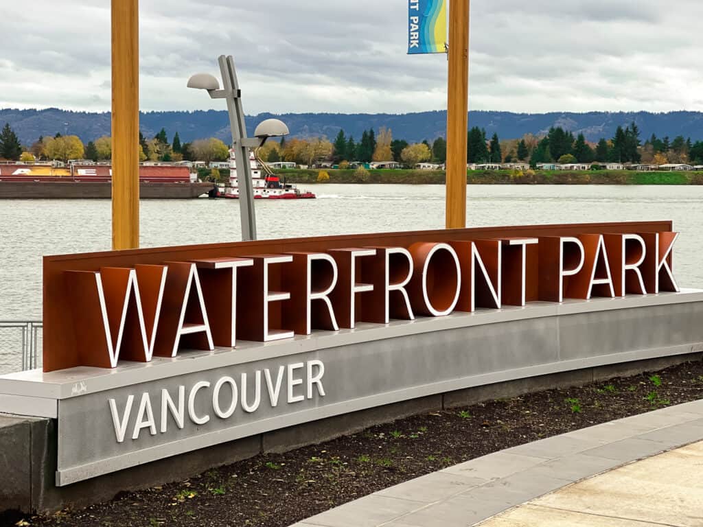 Vancouver Waterfront Park Sign