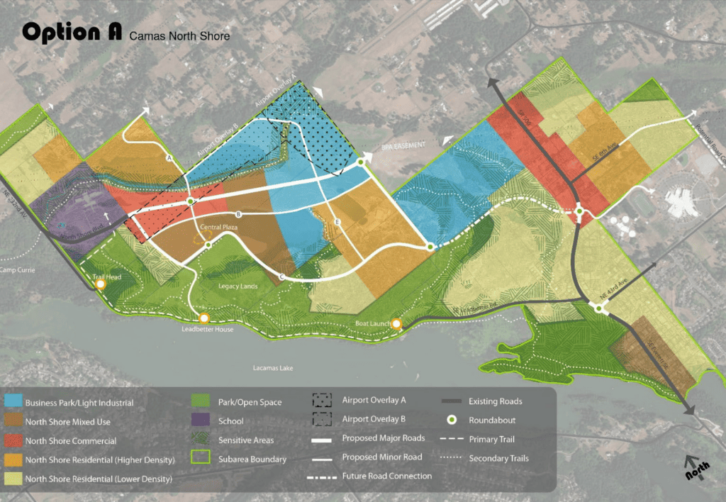 Camas North Shore Subarea Plan A