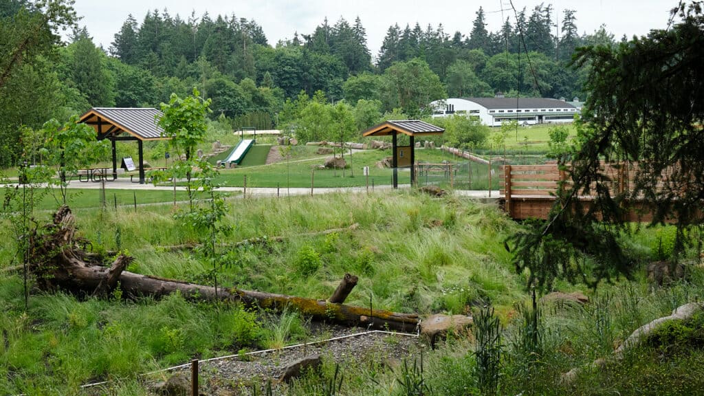 View of Hunt Club from Iron Mountain Park